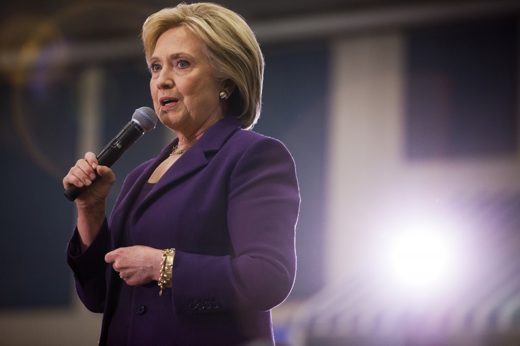 Democratic presidential candidate Hillary Clinton speaks during a Clinton event in Hampton N.H. Tuesday Feb. 2 2016 Clinton's first day in New Hampshire after winning the Iowa Caucus