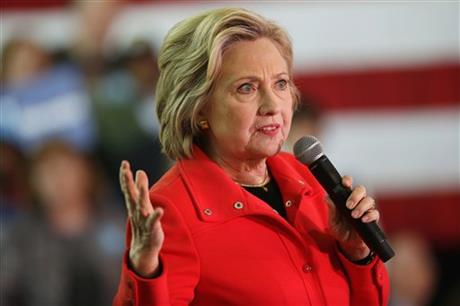 Democratic presidential candidate Hillary Clinton speaks in Reno Nev. Bernie Sanders won big in New Hampshire but Hillary Clinton is still adding to her wide lead in the delegates that will decide the Democrats