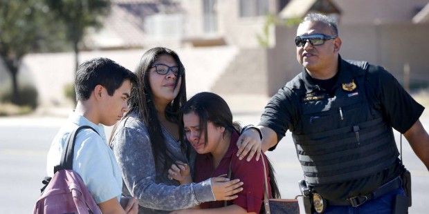 Police investigating double shooting at Arizona high school