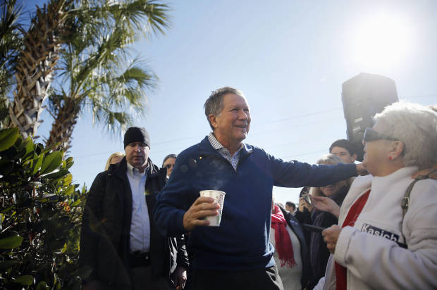 Kasich works to assure South Carolina of conservative record