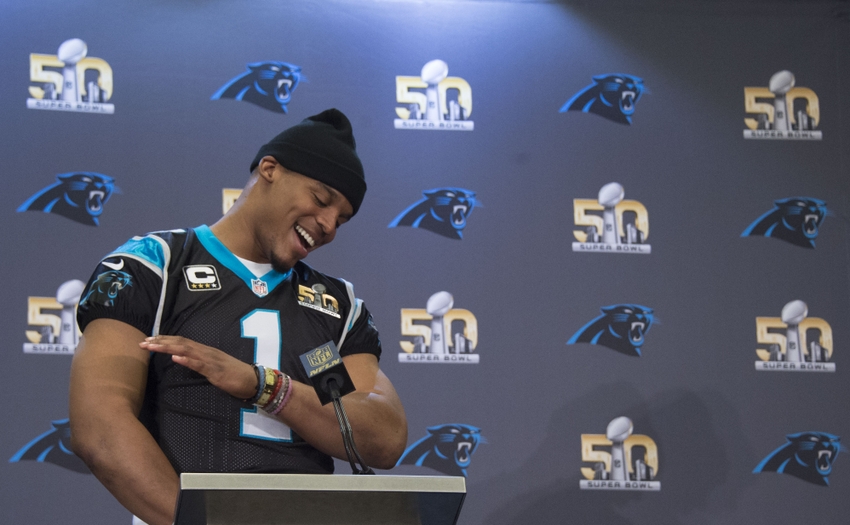 Cam Newton Super Bowl 50 post-game press conference video