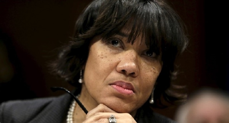 Flint Michigan Mayor Karen Weaver awaits to testify before the House Democratic Steering and Policy Committee on the Flint lead water crisis in Washingt