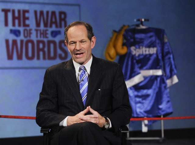 Eliot Spitzer at a 2012 Dish Network event