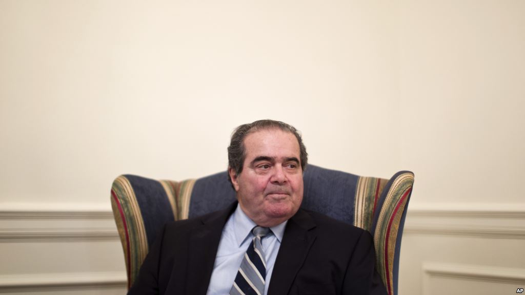 FILE- Supreme Court Justice Antonin Scalia