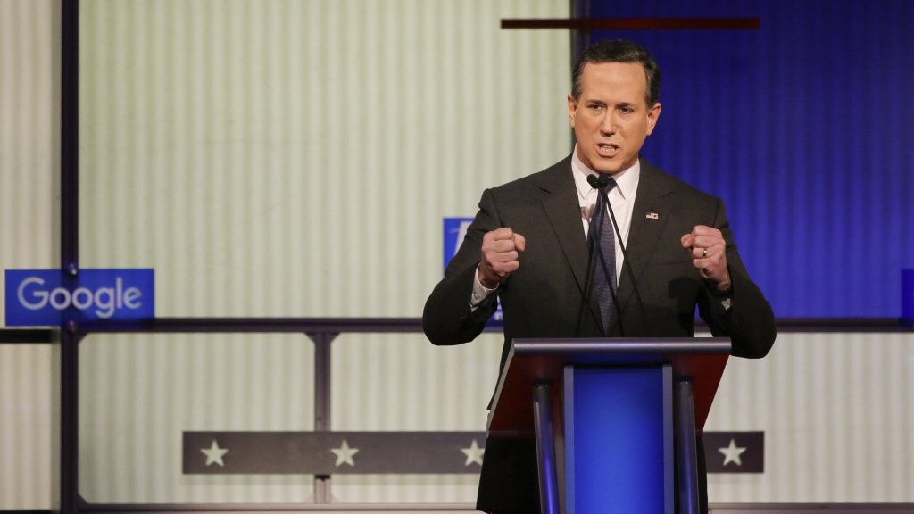 Former Pennsylvania Sen. Rick Santorum is ending his presidential campaign