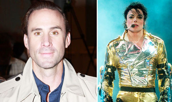 Joseph Fiennes and Michael Jackson