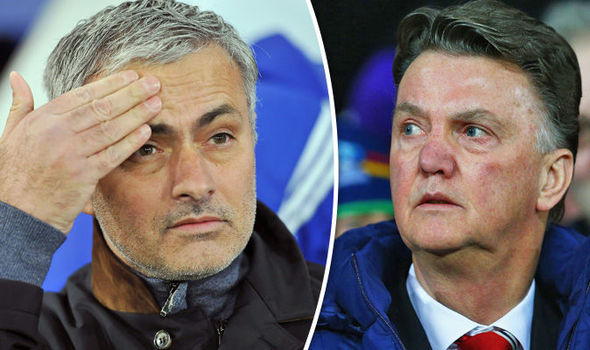 Jose Mourinho and Louis van Gaal