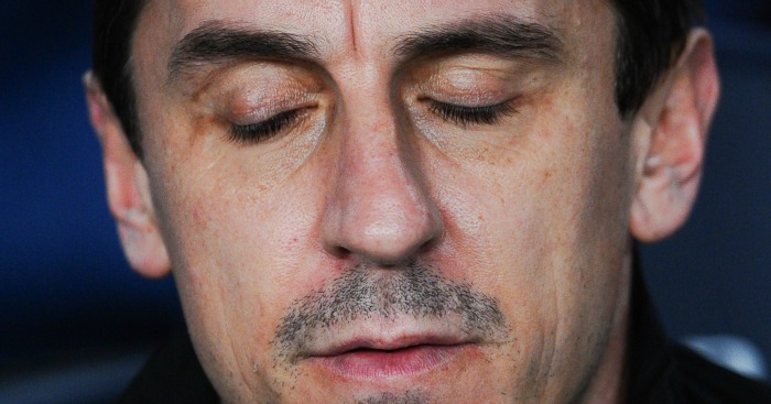 Gary Neville Saw Valencia hammered 7-0