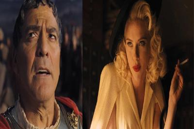 George Clooney and Scarlett Johansson in'Hail Caesar! trailer