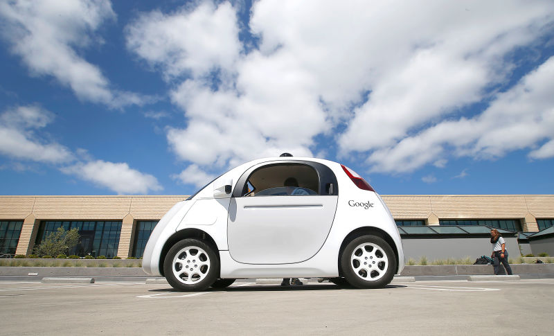 Google Apparently Wants Its Driverless Electric Cars To Be Cordless Too