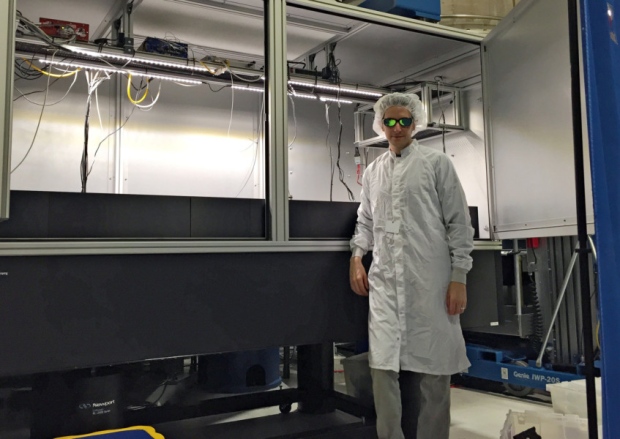Alastair Heptonstall working on the LIGO project