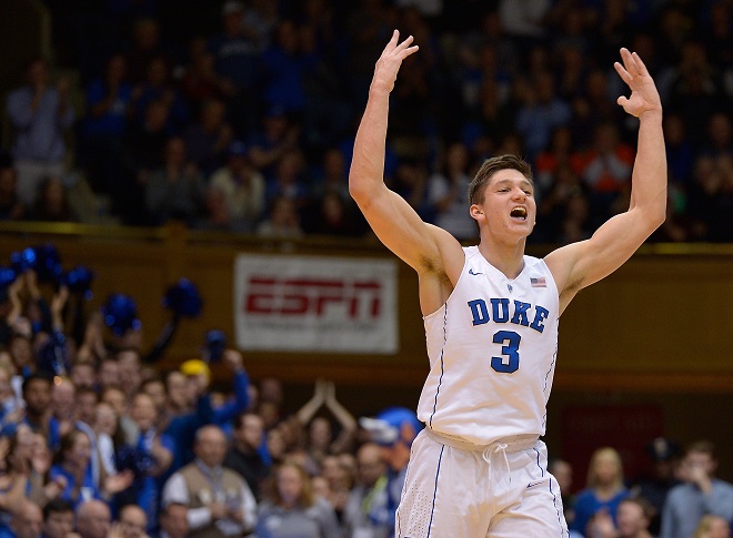 Duke guard Grayson Allen