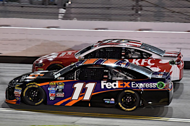 Denny Hamlin Leads Toyota Pack in Second Friday Daytona 500 Practice