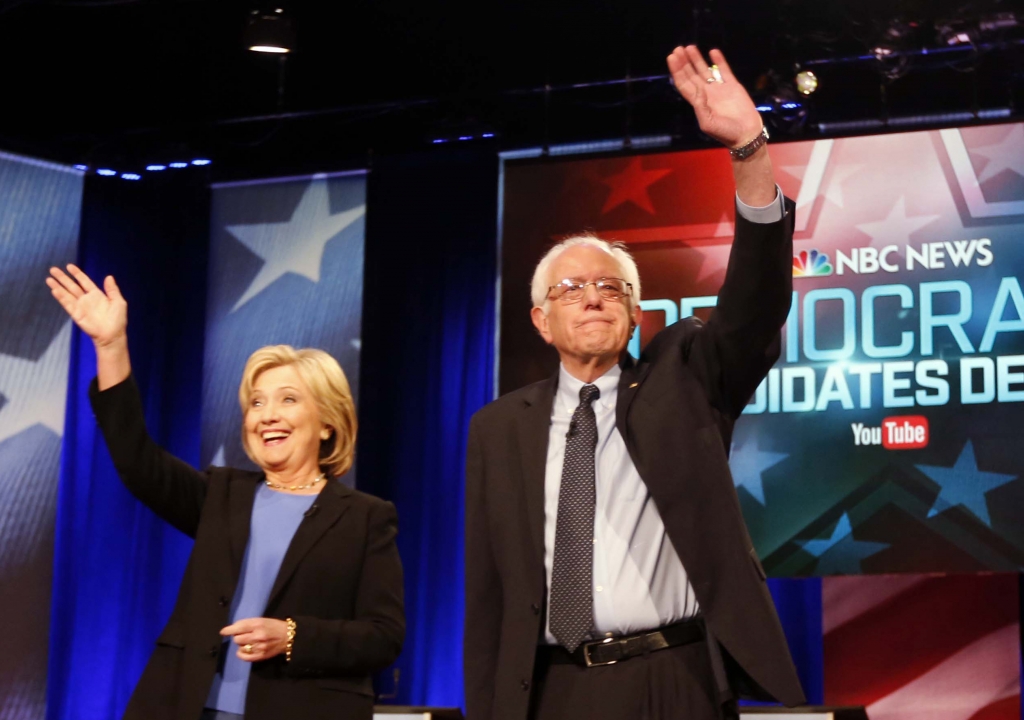 Hillary Clinton and Sen. Bernie Sanders have different viewpoints on how Iowa turned out