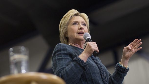 Hillary Clinton at a campaign event in Portsmouth New Hampshire Feb. 6 2016