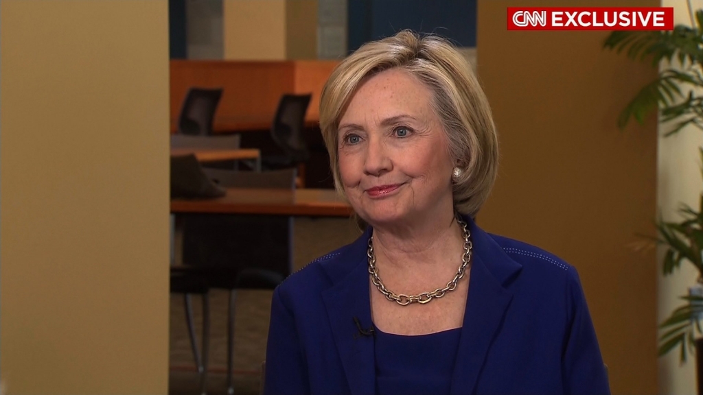 Hillary Clinton gave her first presidential candidate televised national interview with CNN's Brianna Keilar on Tuesday