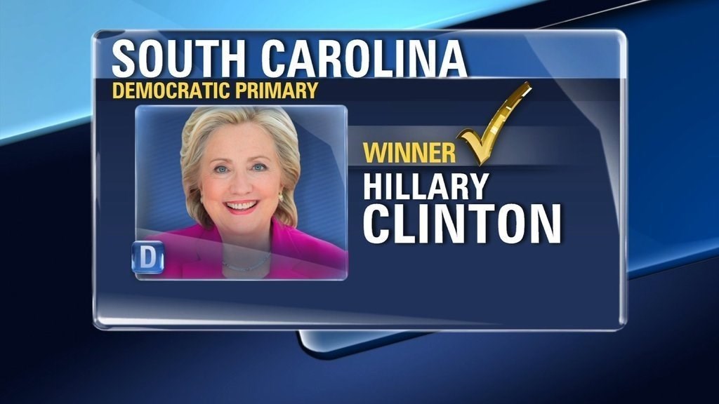 Hillary Clinton projected to win South Carolina Democratic Primary