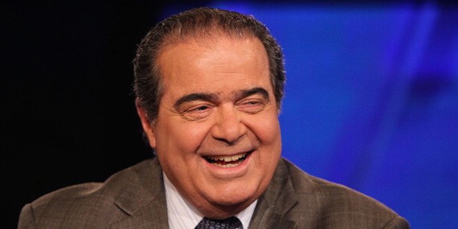 WASHINGTON DC- JULY 27 U.S. Supreme Court Justice Antonin Scalia takes part in an interview with Chris Wallace on'FOX News Sunday at the FOX News D.C. Bureau