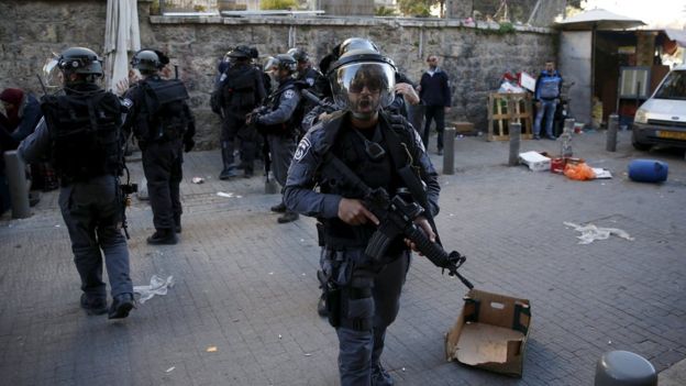 BREAKING: Young Palestinians with myriad of deadly weapons shoot and stab Israeli police