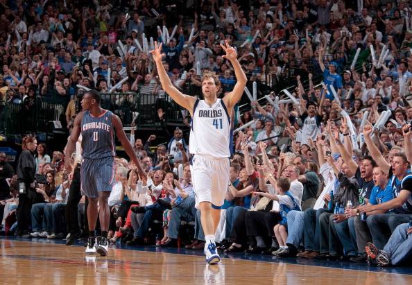 It would have been cool to see Dirk Nowitzki in the three-point shooting contest this year