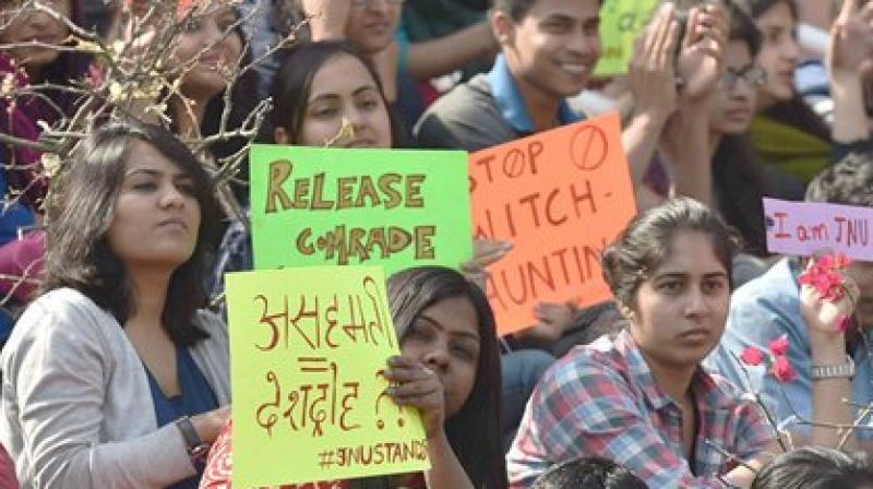 JNU Students Union president Kanhaiya Kumar was arrested on sedition charges