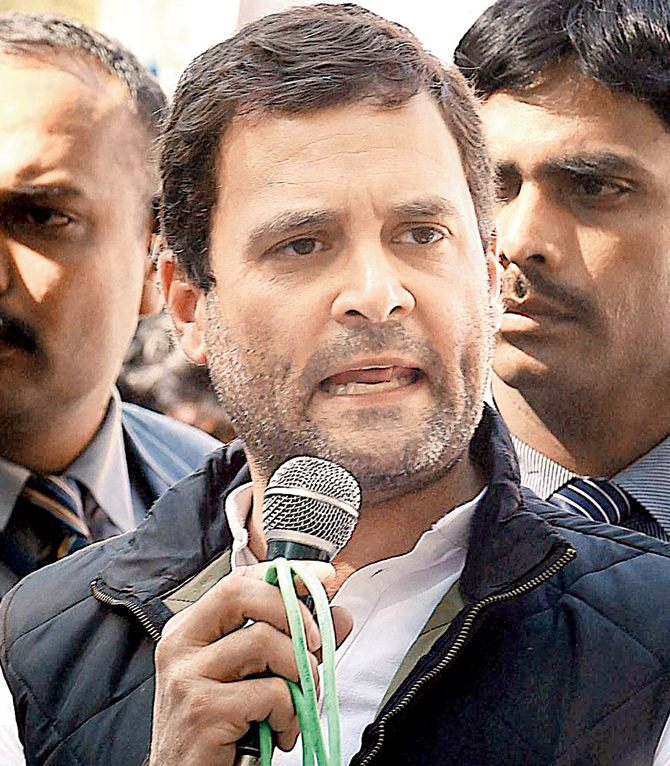 In the dock Rahul Gandhi