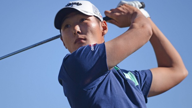 New Zealand's Danny Lee had a second-round 66 at the Pebble Beach Pro-Am playing the Moneterey Peninsula Course