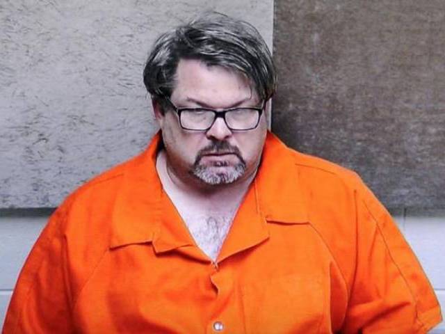 Jason Dalton is seen on closed circuit television during his arraignment in Kalamazoo County Michigan