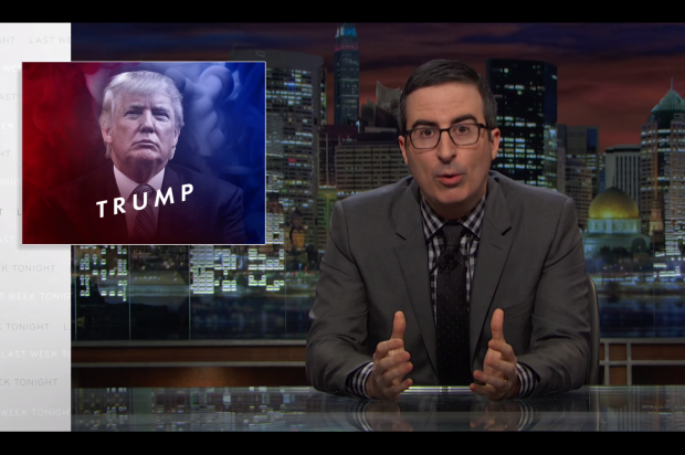 'It is no longer wise to ignore it: John Oliver gives Donald Trump exactly what he deserves and it was worth the wait