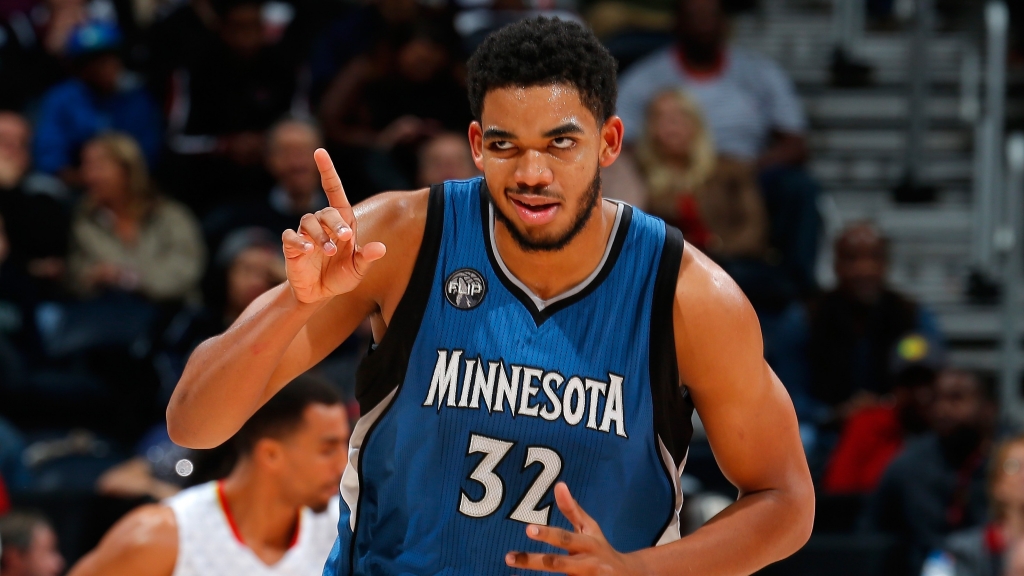 Karl-Anthony Towns is one of many young studs who will showcase their skills at the 2016 Rising Stars Challenge