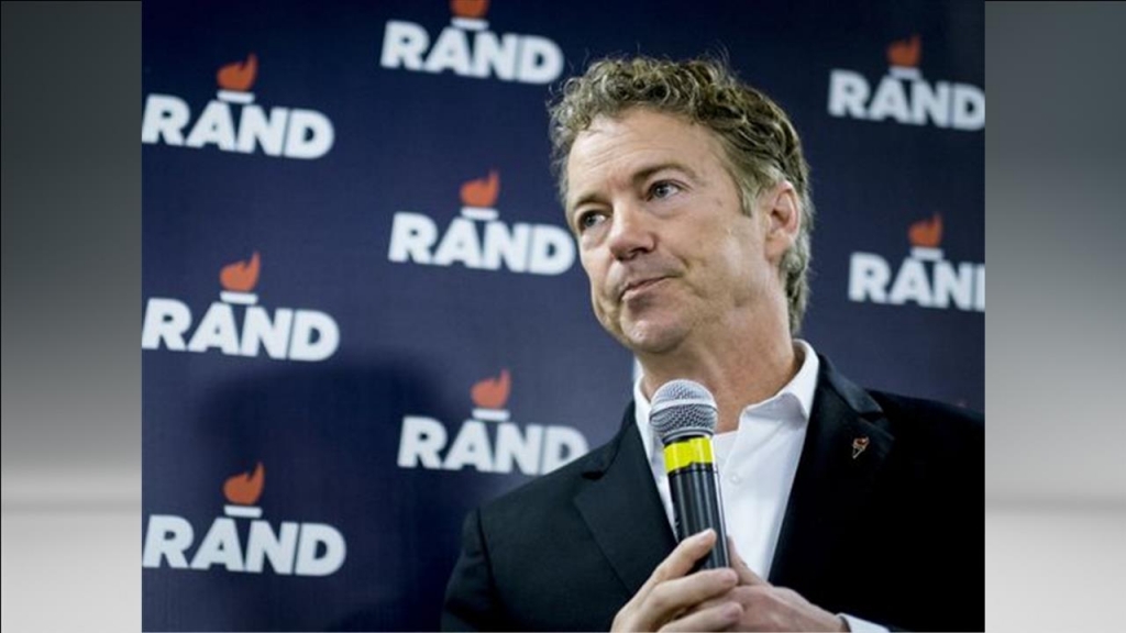 Kentucky Sen. Rand Paul speaks in Des Moines on Feb. 1 2016