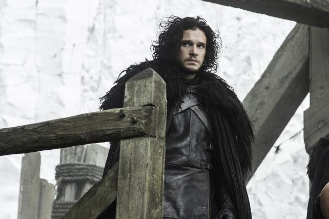 Kit Harington as Jon Snow on'Game of Thrones