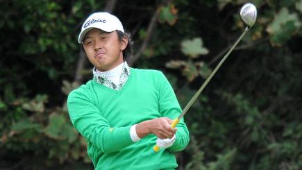 Hiroshi Iwata shares the lead in California