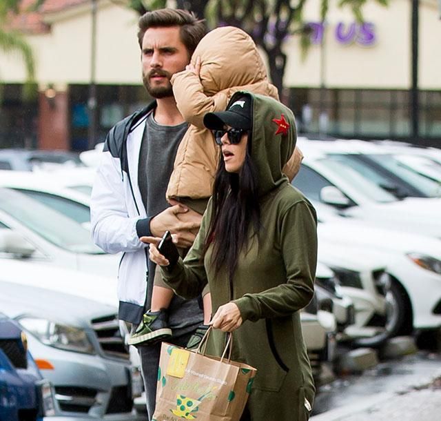 Kourtney Kardashian and Scott Disick seen shopping together