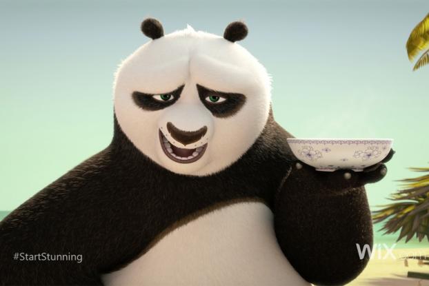 Kung Fu Panda cast recreate iconic ads in Wix.com's #StartStunning Superbowl 50 spot