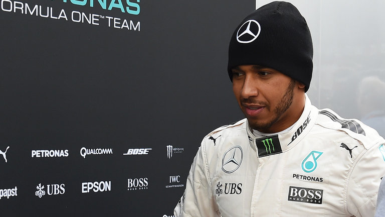 Lewis Hamilton completed the afternoon session on Day Three and returns for the morning on Day Four