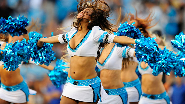 Carolina Topcats cheerleaders