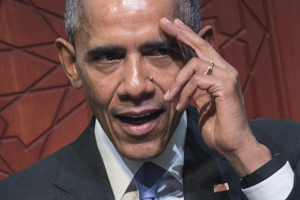 President Barack Obama speaks at the Islamic Society of Baltimore in Windsor Mill Maryland on Feb. 3 2016