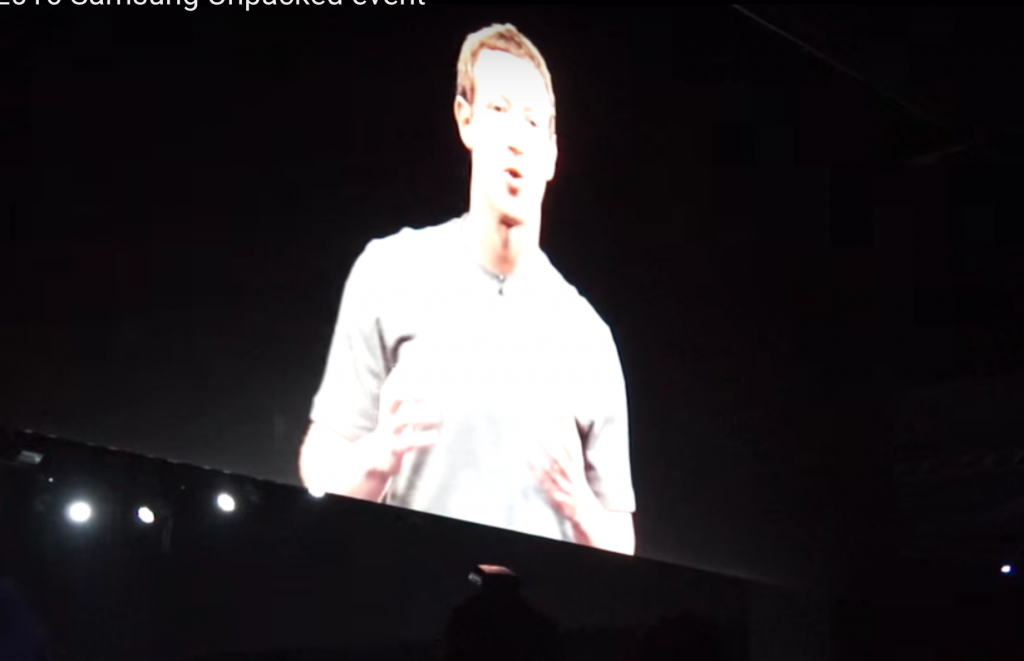 Mark Zuckerberg advocates for virtual reality at Samsung Unpacked 2016     0