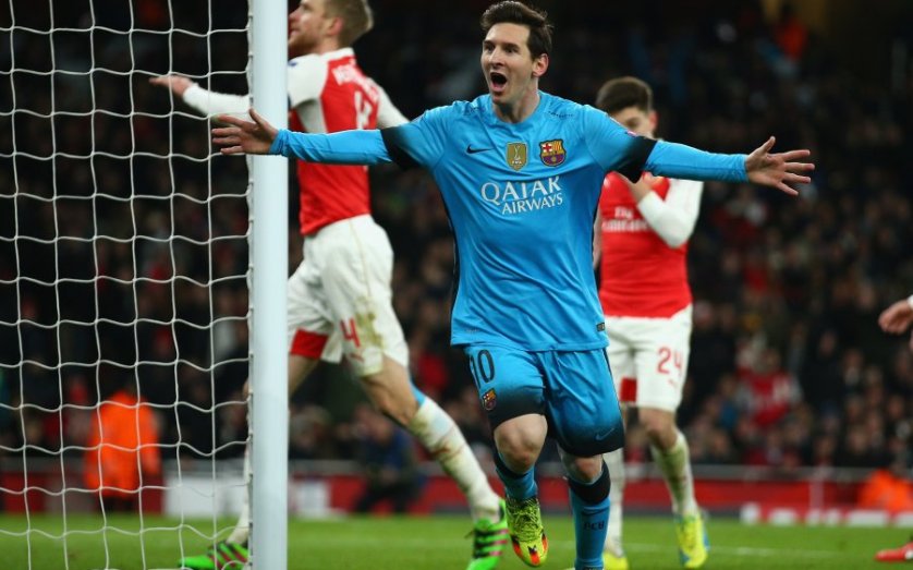 Arsenal FC v FC Barcelona- UEFA Champions League Round of 16 First Leg