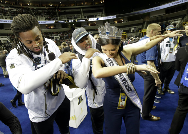 'Miss Universe' Arrives In San Francisco for Super Bowl 50