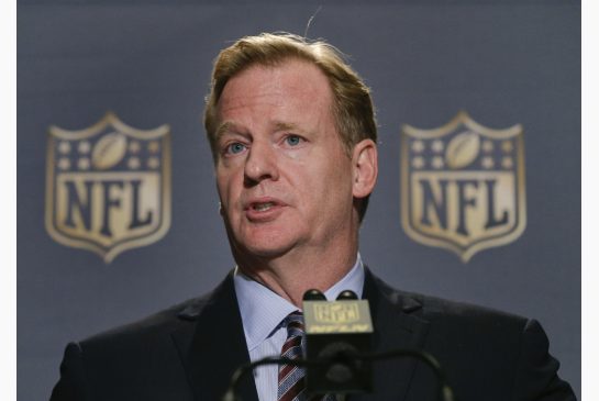 NFL commissioner Roger Goodell earned just over $34 million for 2014 according to the league’s tax filing released Tuesday