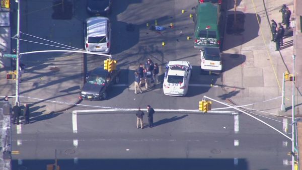 Chopper 12 was over the scene in Brooklyn