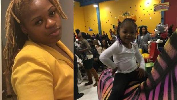 Neshante Davis and 2-year-old Chloe Davis Green         
                                     CBS Affiliate WUSA