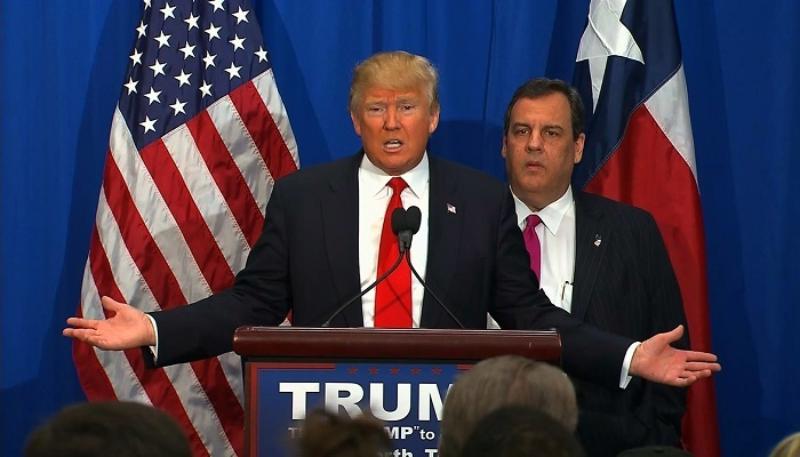 Chris Christie Holds Town Hall At Timberland In New Hampshire