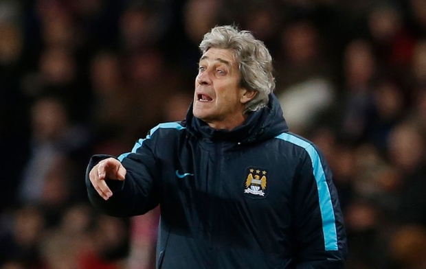 Manchester City's manager Manuel Pellegrini during the English Premier League match against Sunderland at the Stadium of Light