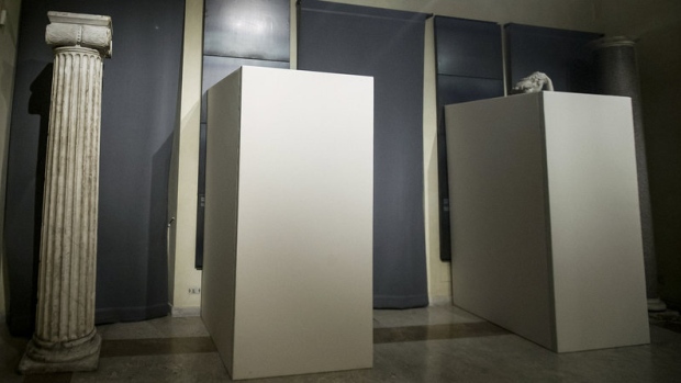 Nude statues at the Capitoline Museum in Rome were covered up for the visit of Iranian President Hassan Rouhani