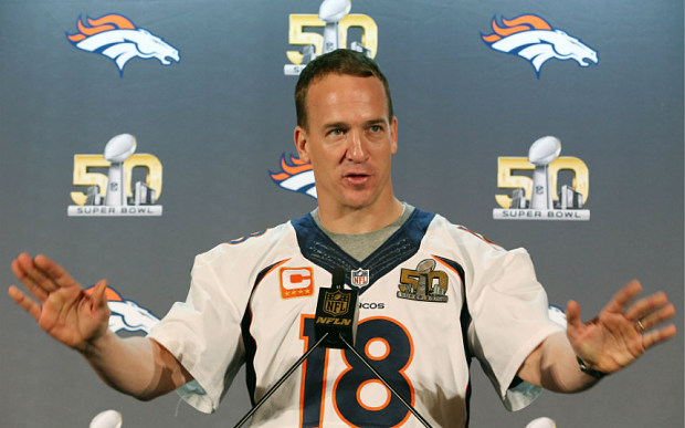 On the line Denver Broncos 39-year-old quarterback Peyton Manning wants a fairytale ending to his NFL career