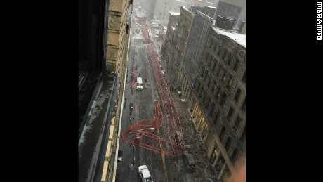 Reports: 1 dead, many injured in NYC crane collapse