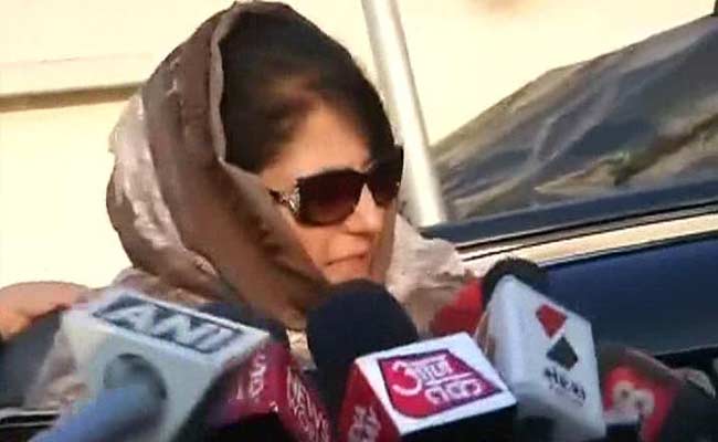 I Don't Have Mufti Sahb's Goodwill And Experience' Says Mehbooba Mufti